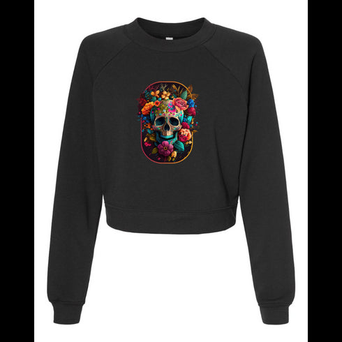 Skeleton Love and Flowers . Days Gone By Bella canvas hoodie 7505